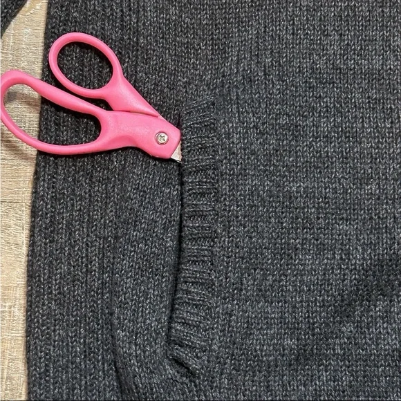 Indian Motorcycle Men's Large Full Zip Gray Knit Jacket Lucky Brand - Picture 7 of 15